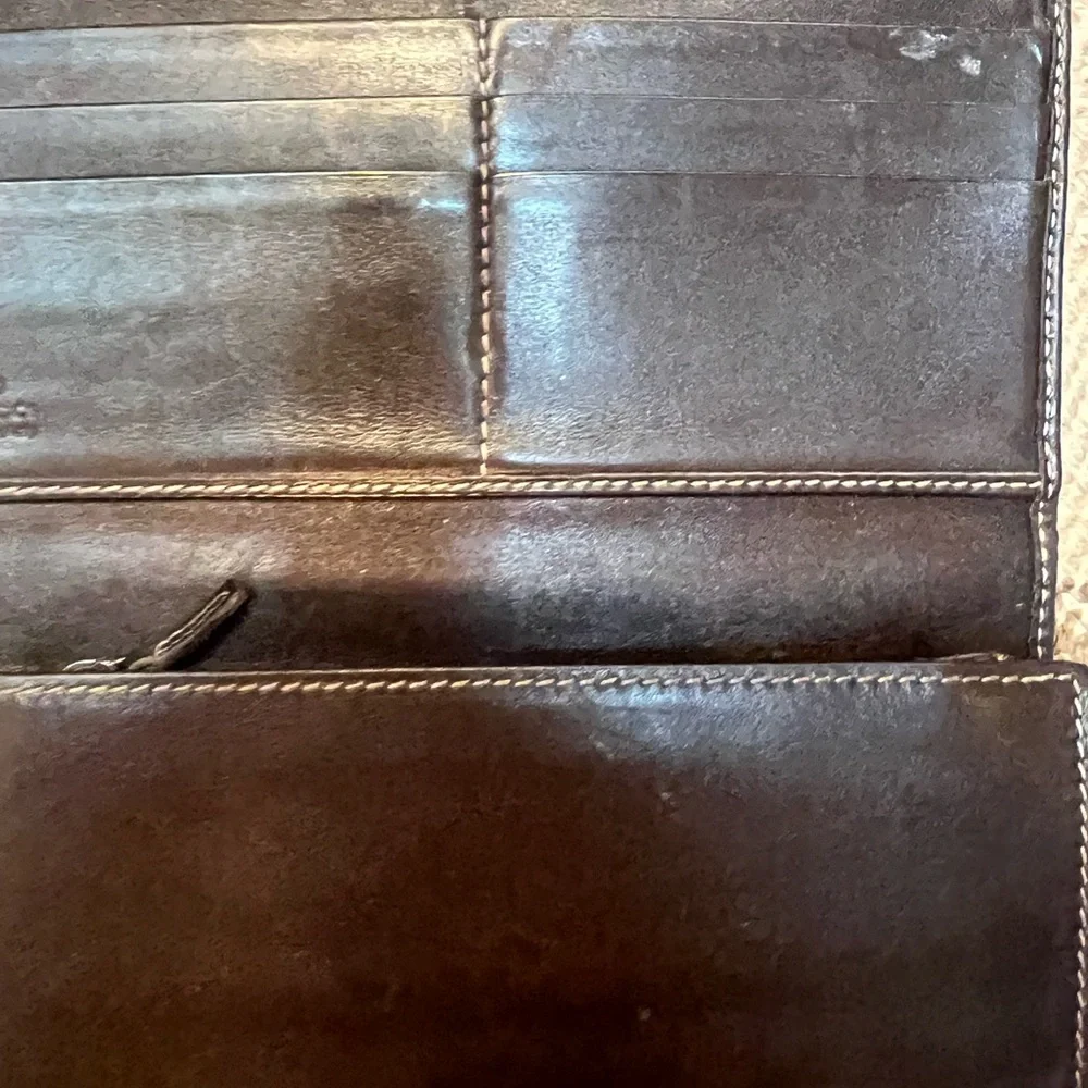 Vintage GG Canvas Continental Wallet !!! Authentic Gucci wallet !!! - Picture 6 of 13